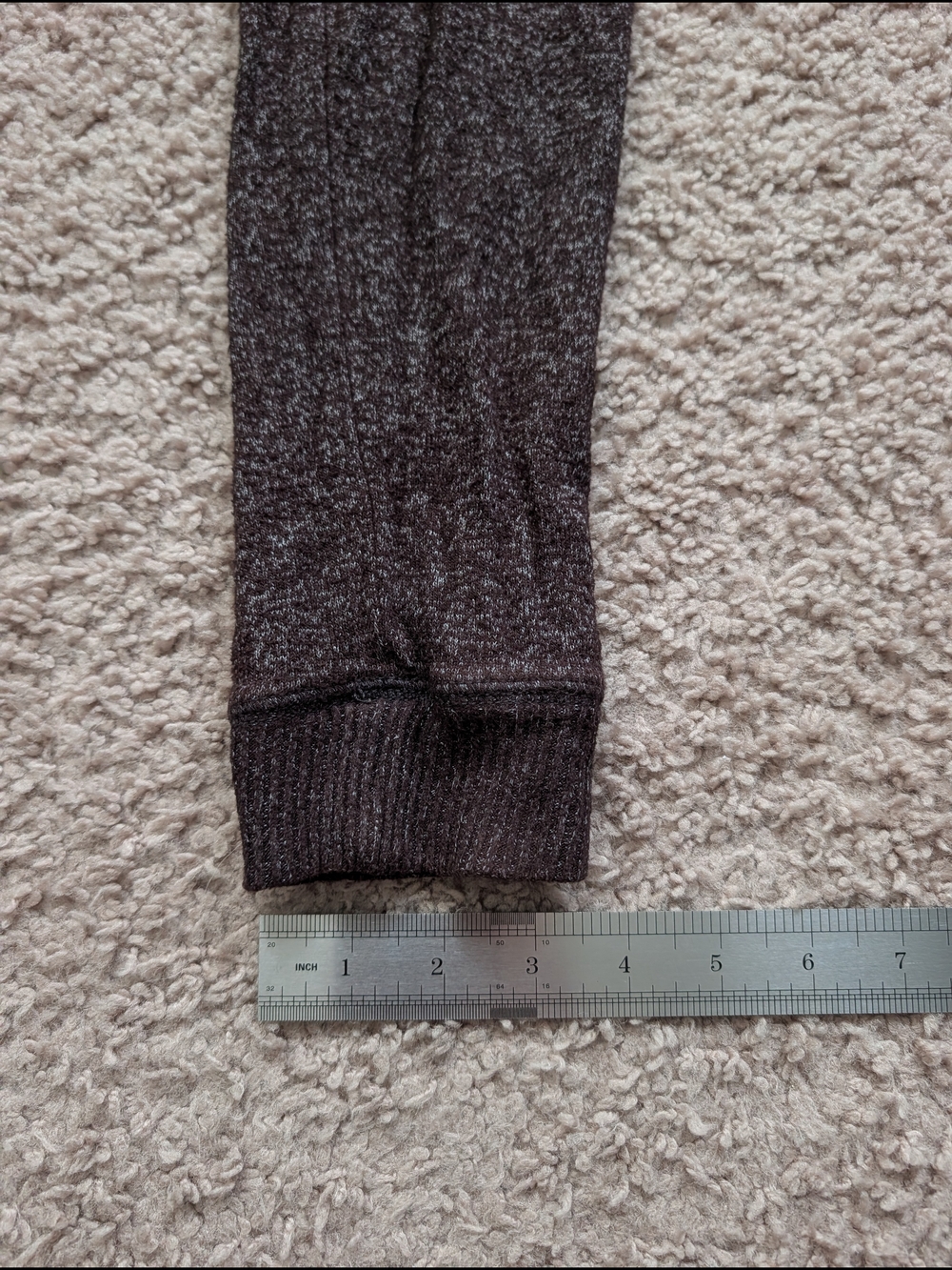 American Eagle Womens Dark Brown Ahh-Mazingly Soft Knit Lounge Joggers Size XS - Picture 10 of 10